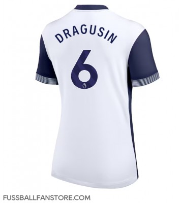 Tottenham Hotspur Radu Dragusin #6 Replik Heimtrikot Damen 2024-25 Kurzarm